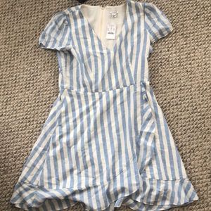 J Crew Factory Striped Dress- tags on